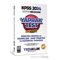 Yediiklim 2024 KPSS Eğitim Bilimleri Öğretim Yöntem ve Teknikleri Çek Kopart Yaprak Test