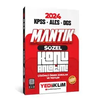 Yediiklim 2024 KPSS - ALES - DGS Sözel Mantık Konu Anlatımı