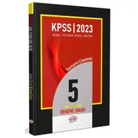 Editör 2023 KPSS Genel Yetenek Genel Kültür Tamamı Çözümlü 5 Fasikül Deneme Sınavı