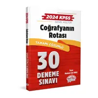 2024 KPSS Coğrafyanın Rotası Çözümlü 30 Deneme Editör Yayınları