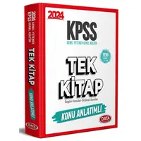 Data Yayınları 2024 KPSS Genel Yetenek Genel Kültür Tek Kitap Konu Anlatımlı