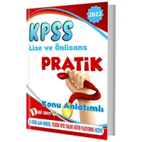 Dahi Adam 2022 KPSS Lise Ön Lisans Genel Yetenek Genel Kültür Pratik Konu Anlatımlı Tek Kitap