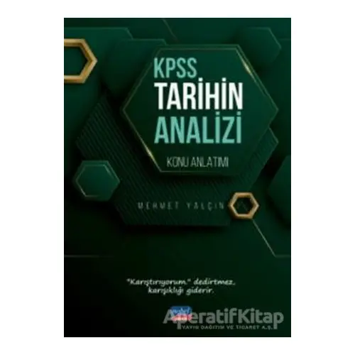 KPSS Tarihin Analizi Konu Anlatımı - Mehmet Yalçın - Nobel Sınav Yayınları