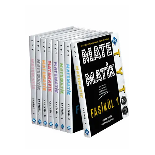 KR Akademi TYT Matematik El Yazısı Konu Anlatım (8 Kitap) Fasikül Seti