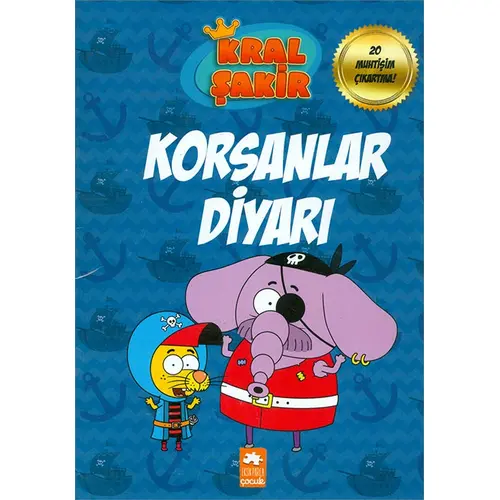 Kral Şakir Korsanlar Diyarı Çıkartmalı Boyama Eksik Parça