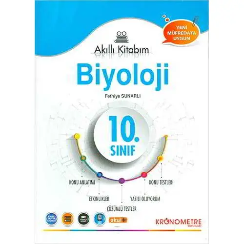 Kronometre 10.Sınıf Biyoloji Akıllı Kitabım