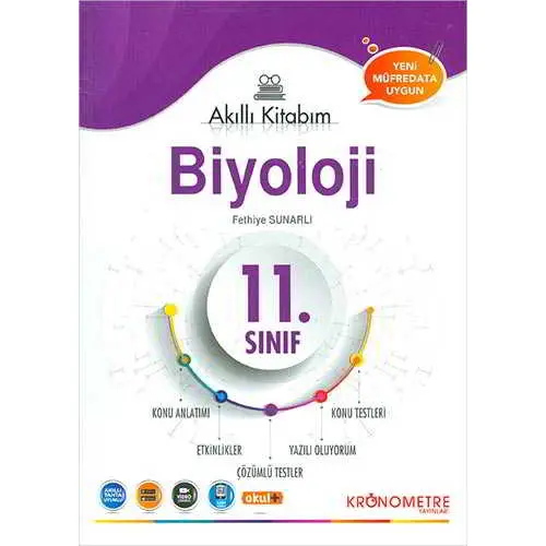 Kronometre 11.Sınıf Biyoloji Akıllı Kitabım