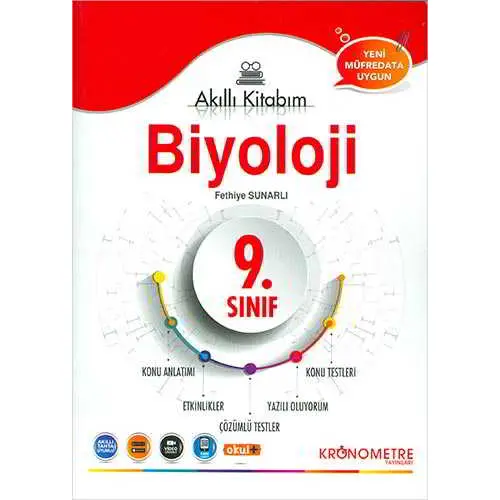 Kronometre 9.Sınıf Biyoloji Akıllı Kitabım