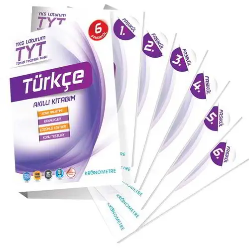 Kronometre TYT Türkçe Akıllı Kitabım (6 Fasikül)