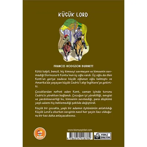 Küçük Lord - F.Hodgson Burnett - Biom (Çocuk Klasikleri)