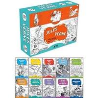 4. Sınıf Jules Verne Serisi (10 Kitaplık Set) - Jules Verne - Yuva Yayınları