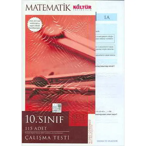 Kültür 10.Sınıf Matematik BEST Çalışma Testi