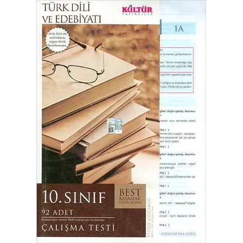 Kültür 10.Sınıf Türk Dili ve Edebiyatı Çalışma Testi