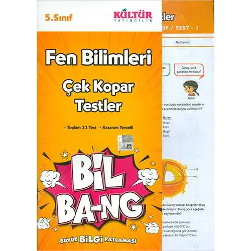 Kültür 5.Sınıf Fen Bilgisi Yaprak Test