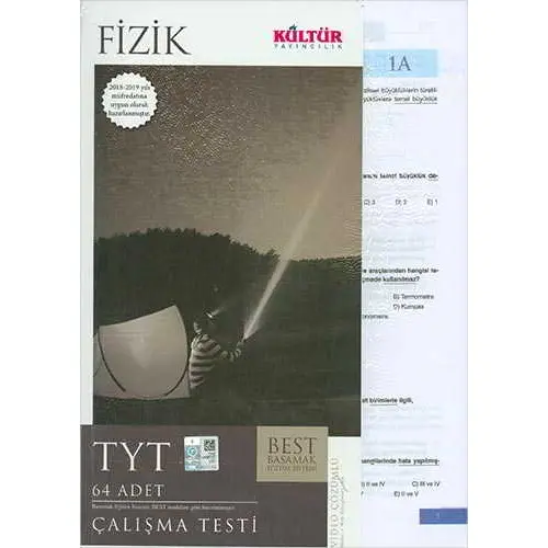 Kültür TYT Fizik BEST Çalışma Testi