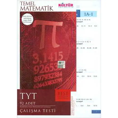 Kültür TYT Temel Matematik BEST Çalışma Testi