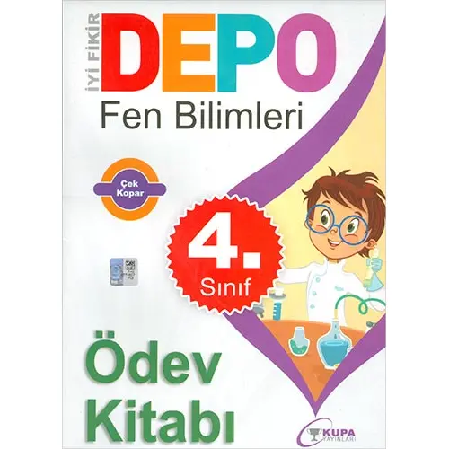 Kupa 4.Sınıf Fen Bilimleri Depo Ödev Kitabı