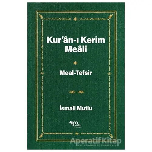 Kuran-ı Kerim Meali ( 2 Cilt Takım ) - İsmail Mutlu - Mutlu Yayınevi