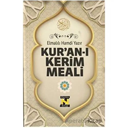 Kuran-ı Kerim Meali - Elmalılı Muhammed Hamdi Yazır - Zavira Kitap