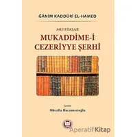 Muhtasar Mukaddime-i Cezeriyye Şerhi