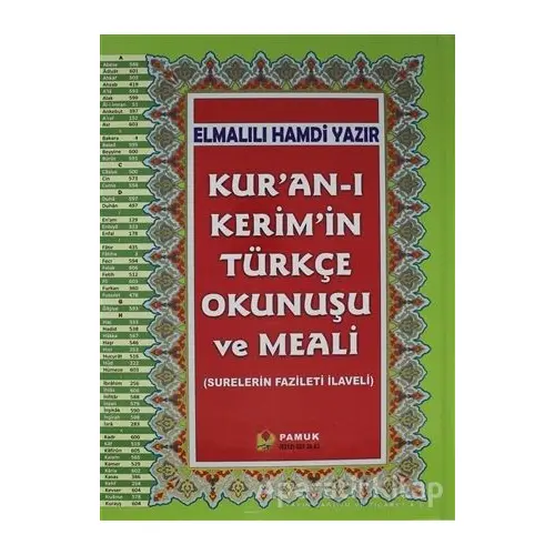 Kuran-ı Kerimin Türkçe Okunuşu ve Meali (Rahle Boy, Kuran-203)