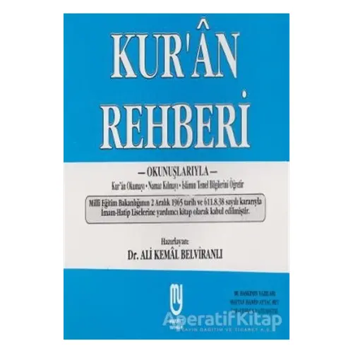 Kur’an Rehberi - Ali Kemal Belviranlı - Marifet Yayınları