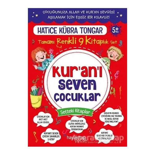 Kur’an’ı Seven Çocuklar 9’lu Set - Hatice Kübra Tongar - Hayykitap