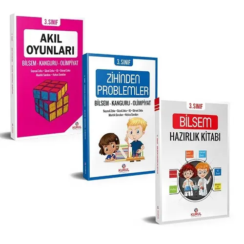 Kurul 3. Sınıf Bilsem Hazırlık Seti (3 Kitap)