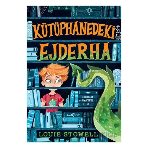 Kütüphanedeki Ejderha - Louie Stowell - Mavibulut Yayınları