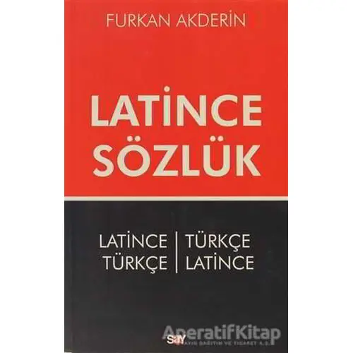 Latince Sözlük - Furkan Akderin - Say Yayınları