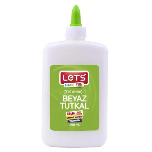 Lets Çok Amaçlı Beyaz Tutkal 250 ml. L10150