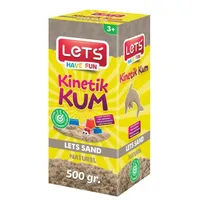 Lets Kinetik Kum 500 gr. Naturel Karton Kutu