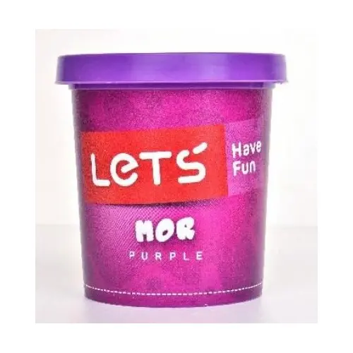 Lets Tek Renk Oyun Hamuru Neon Mor 150Gr L8340 18