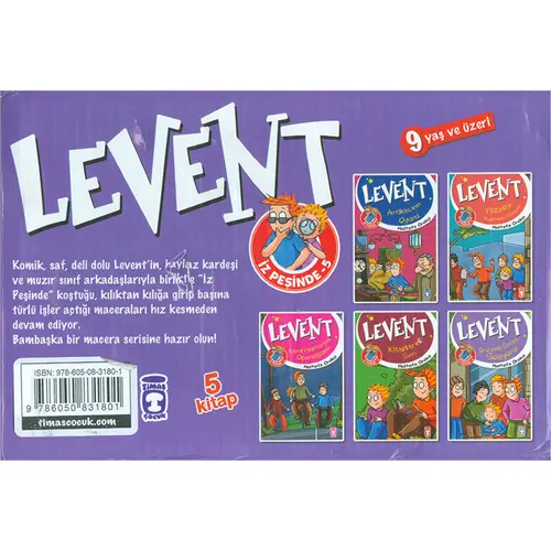 Levent İz Peşinde 5 Set (5 Kitap) - Mustafa Orakçı - Timaş Çocuk