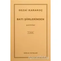 Batı Şiirlerinden Çeviriler - Sezai Karakoç - Diriliş Yayınları