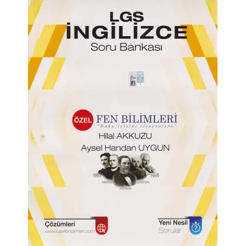 LGS İngilizce Soru Bankası Özel Fen Bilimleri