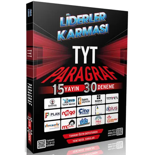 Liderler Karması YKS TYT Paragraf 15 Yayın 30 Deneme Video Çözümlü