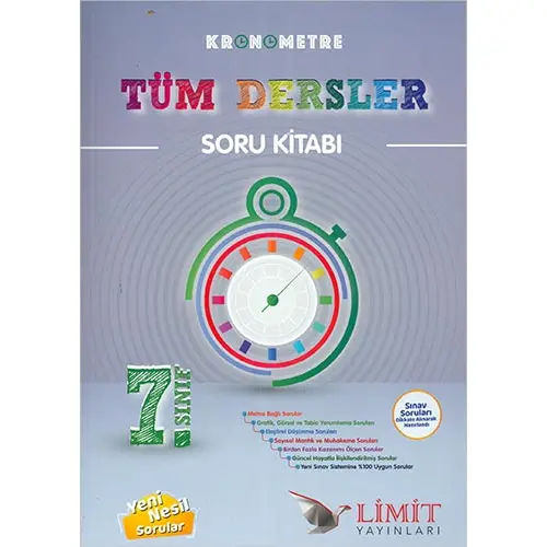 Limit 7.Sınıf Kronometre Tüm Dersler Soru Kitabı