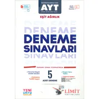 AYT Eşit Ağırlık 5li Deneme Limit Yayınları