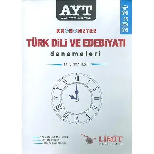 Limit AYT Kronometre Türk Dili ve Edebiyatı Deneme Sınavı