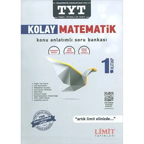 Limit TYT Kolay Matematik Konu Anlatımlı Soru Bankası 1.Kitap (Kampanyalı)