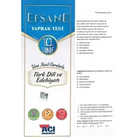 Açı Yayınları 10. Sınıf Türk Dili ve Edebiyatı Yaprak Test