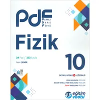 10.Sınıf Fizik PDF Planlı Ders Föyü Eğitim Vadisi