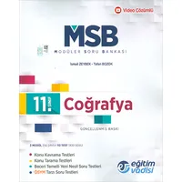 Eğitim Vadisi 11.Sınıf Coğrafya MSB Modüler Soru Bankası