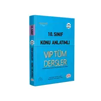 10. Sınıf VIP Tüm Dersler Konu Anlatımlı Editör Yayınevi