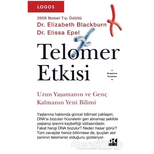 Logos - Telomer Etkisi - Elissa Epel - Doğan Kitap