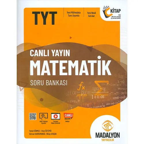 Madalyon TYT Canlı Yayın Matematik Soru Bankası