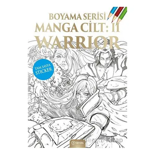 Manga Boyama Cilt II: Warrior - Kolektif - Teras Kitap