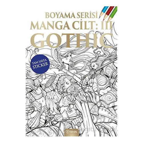 Manga Boyama Cilt III: Gothic - Kolektif - Teras Kitap