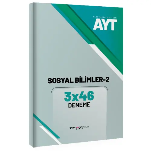 Marka AYT Sosyal Bilimler 2 3x46 Deneme